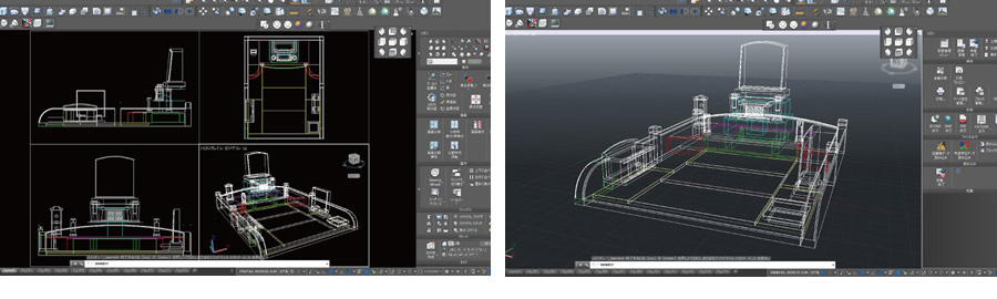 墓石デザイン、CADを使ってお墓を設計。